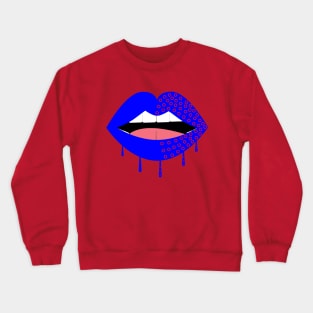 Drippy Fishman Donut Lips Crewneck Sweatshirt